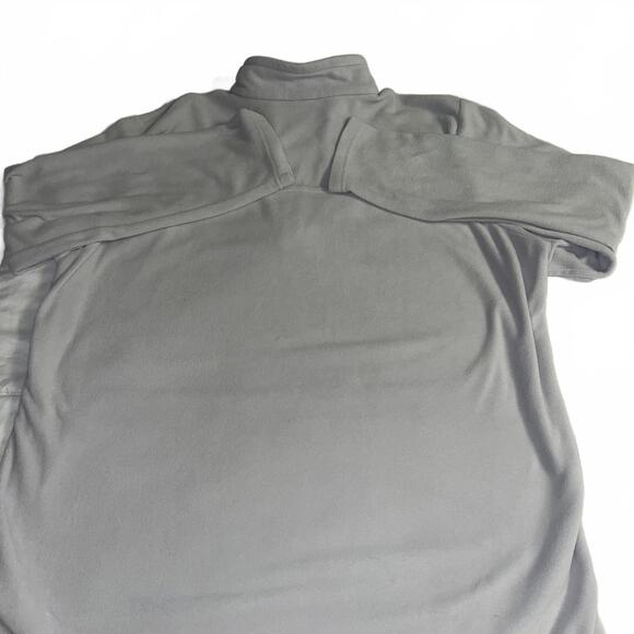 Columbia Fleece Quarter Zip Light Gray Pullover Fleece Men’s XL Fleece Jacket - Picture 5 of 7